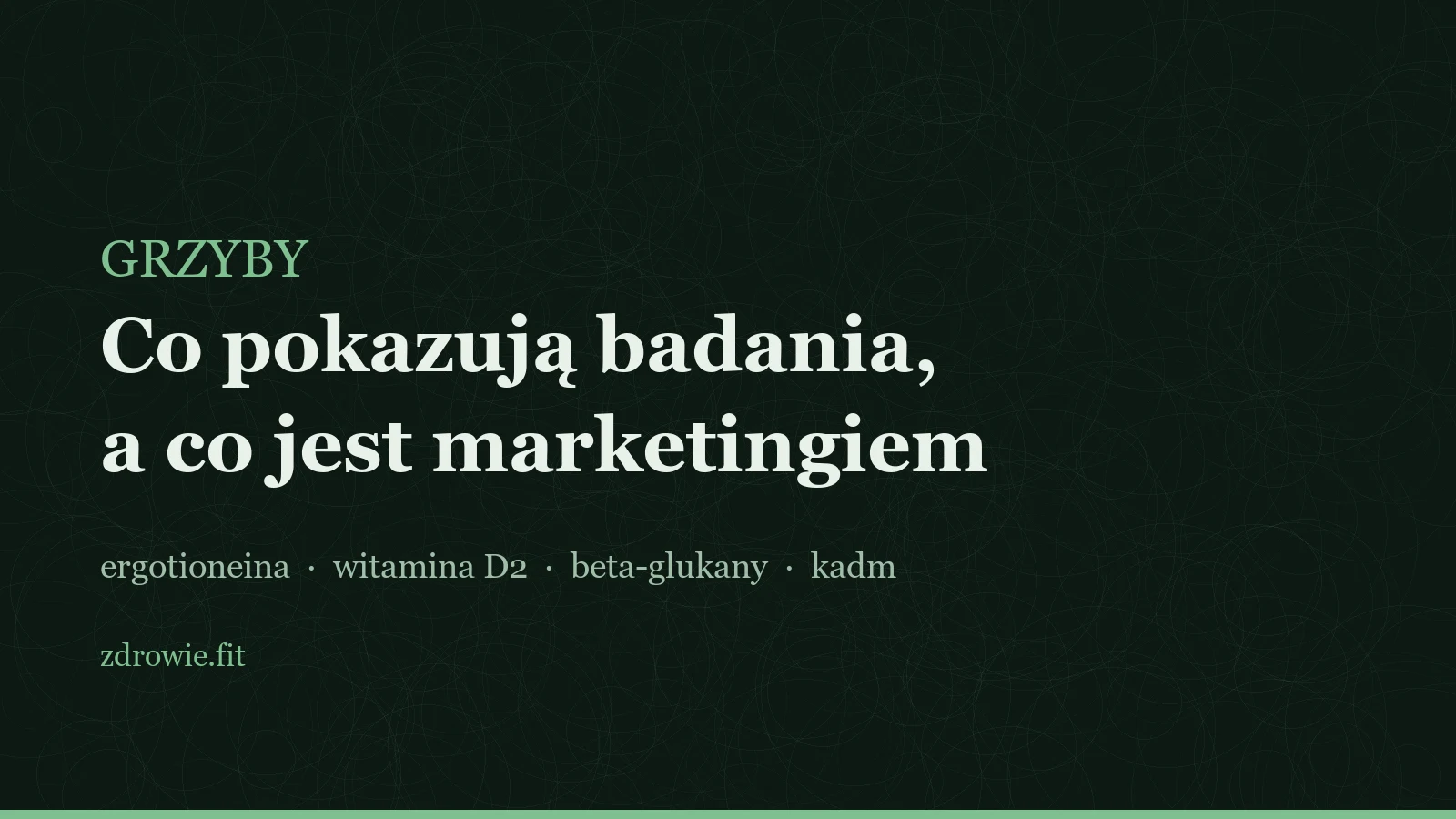 Grzyby: właściwości zdrowotne według badań i co jest marketingiem